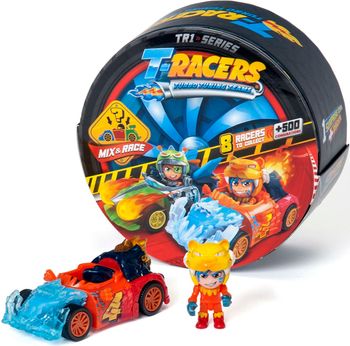 T-Racers Turbo Wheel samochodzik niespodzianka + figurka kierowca MagicBox