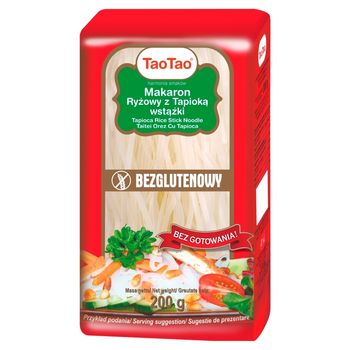 Tao Tao Makaron ryżowy z tapioką wstążki 200 g