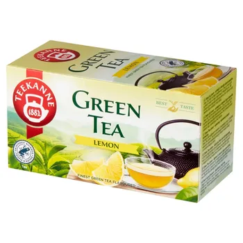 Teekanne Green Tea Lemon Aromatyzowana herbata zielona 35 g (20 x 1,75 g)