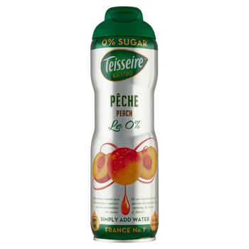 Teisseire Syrop o smaku brzoskwini bez cukru 60 cl 