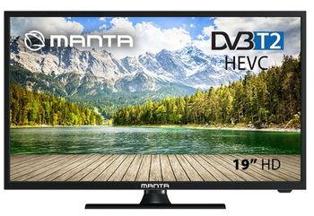 Telewizor 19 cali DVB-T2/HEVC 12 V Manta 19LHN123D