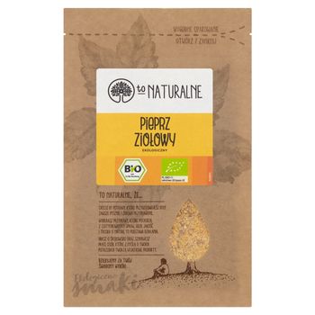 To Naturalne Pieprz ziołowy ekologiczny 20 g