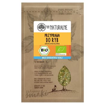 To Naturalne Przyprawa do ryb ekologiczna 20 g