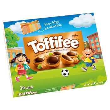 Toffifee Orzech laskowy w karmelu kremie orzechowym i czekoladzie 250 g (2 x 125 g)