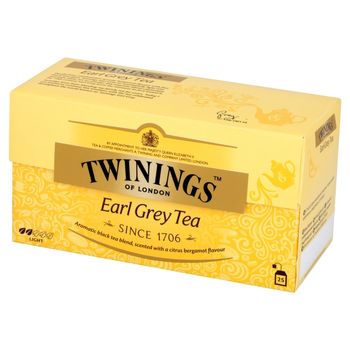 Twinings Earl Grey Czarna herbata z aromatem bergamoty 50 g (25 torebek)