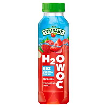 Tymbark H2Owoc Napój truskawka winogrono jabłko 400 ml