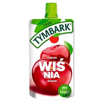 Tymbark Mus jabłko wiśnia banan 120 g