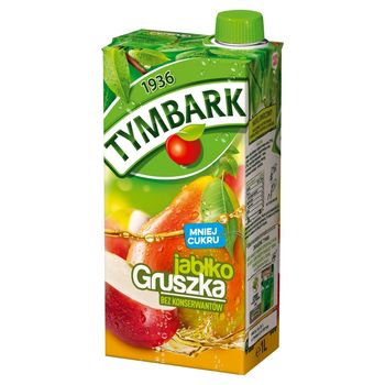 Tymbark Napój jabłko gruszka 1 l