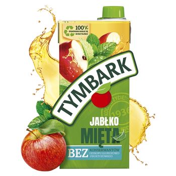 Tymbark Napój owocowy jabłko mięta 1 l