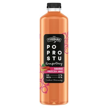 Tymbark Napój kompotowy rabarbar porzeczka jabłko 1,25 l