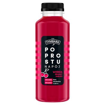 Tymbark Po prostu Napój wiśnia granat jabłko 400 ml