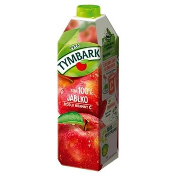 Tymbark Sok 100 % jabłko 1 l