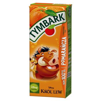Tymbark Sok 100 % pomarańcza 200 ml