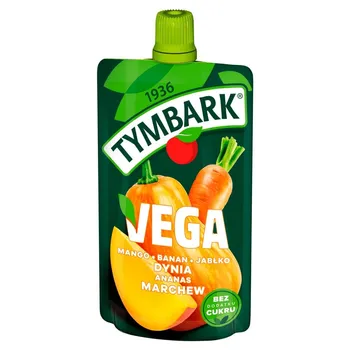 Tymbark Vega Mus mango banan jabłko dynia ananas marchew 100 g
