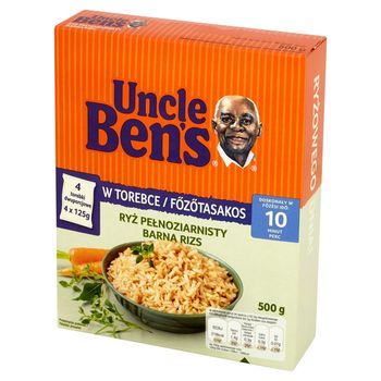 Uncle Ben's Ryż pełnoziarnisty 500 g (4 torebki)
