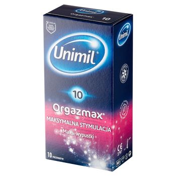 Unimil Orgazmax Prezerwatywy 10 sztuk