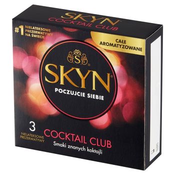 Skyn Cocktail Club Nielateksowe prezerwatywy 3 sztuki
