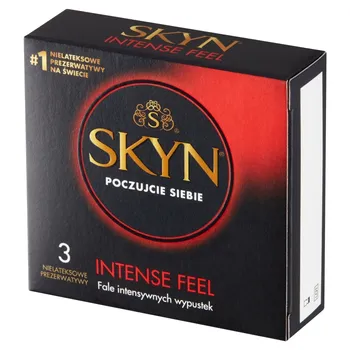 Skyn Intense Feel Nielateksowe prezerwatywy 3 sztuki