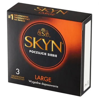 Skyn Large Nielateksowe prezerwatywy 3 sztuki