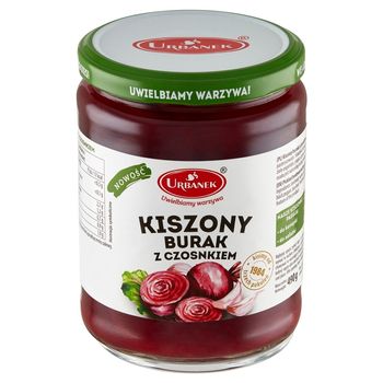 Urbanek Kiszony burak z czosnkiem 490 g