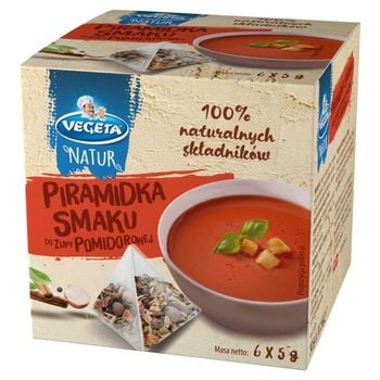 Vegeta Natur Piramidka smaku do zupy pomidorowej 30 g (6 x 5 g)