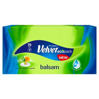 Velvet Balsam Chusteczki uniwersalne z ekstraktem z aloesu i nagietka 70 sztuk
