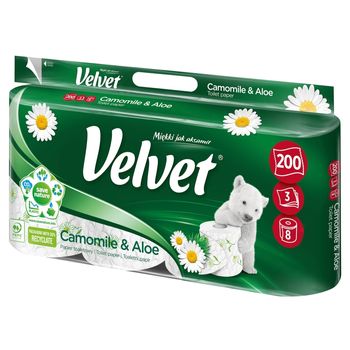 Velvet Camomile & Aloe Papier toaletowy 8 rolek