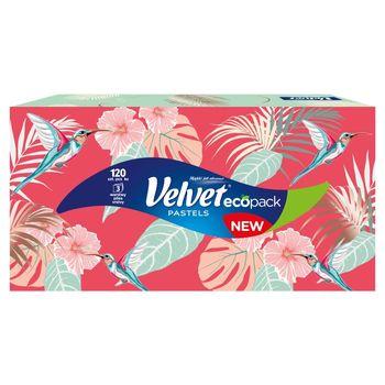 Velvet Chusteczki uniwersalne 3 warstwy 120 sztuk
