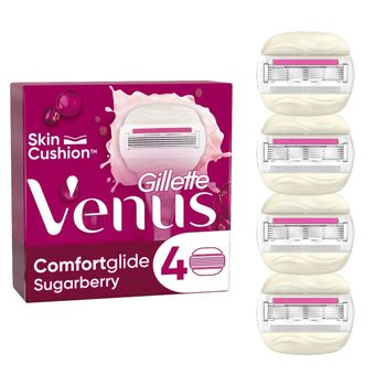 Venus Comfortglide Sugarberry plus Olay Wkłady do maszynki x4