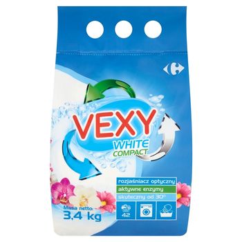Vexy Proszek do prania tkanin białych 3,4 kg (42 prania)