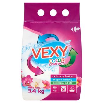 Vexy Proszek do prania tkanin kolorowych 3,4 kg (42 prania)