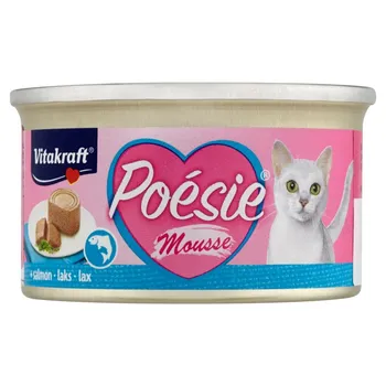 Vitakraft Poésie Łosoś Karma pełnoporcjowa dla kotów w postaci mięsnego musu 85 g