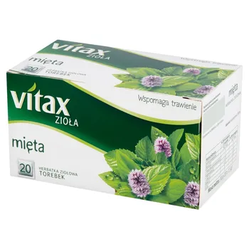 Vitax Zioła Herbatka ziołowa mięta 30 g (20 x 1,5 g)