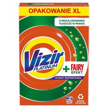 Vizir Platinum Proszek do prania + Fairy Effect, 50 prań