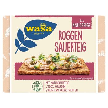 Wasa Żytnie na zakwasie pieczywo chrupkie z mąki żytniej 235 g