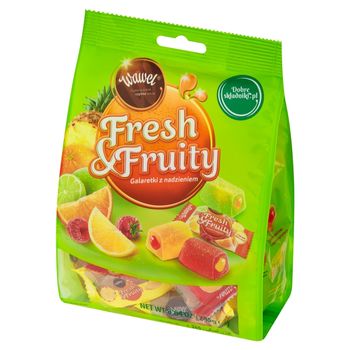 Wawel Fresh & Fruity Galaretki z nadzieniem 245 g