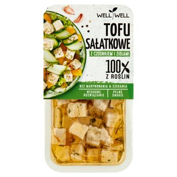 Well Well Tofu sałatkowe z czosnkiem i ziołami 140 g