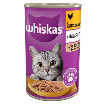 Whiskas Mokra karma dla kotów z kurczakiem w galaretce 400 g
