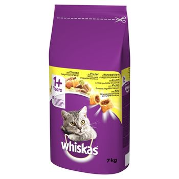 Whiskas Sucha karma dla kotów przepyszne paszteciki z kurczakiem 7 kg