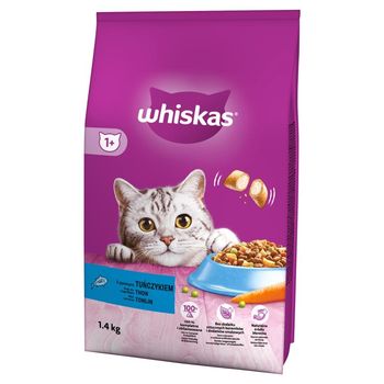 Whiskas Sucha karma dla kotów z pysznym tuńczykiem 1,4 kg