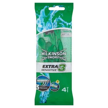 Wilkinson Sword Extra3 Sensitive Jednorazowe maszynki do golenia 4 sztuki