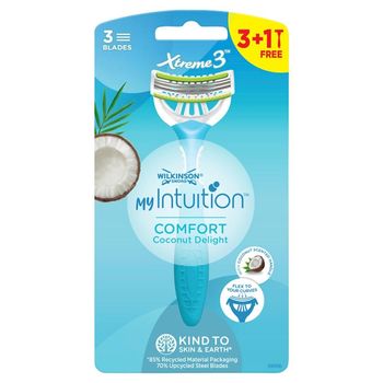 Wilkinson Sword My Intuition Xtreme3 Comfort Coconut Delight Maszynka jednorazowa 4 sztuki
