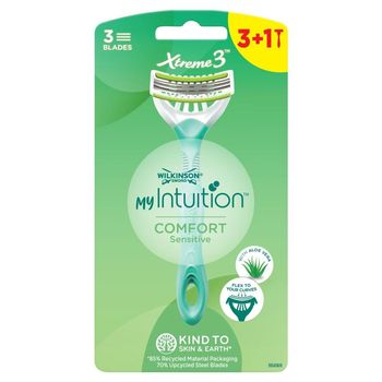 Wilkinson Sword My Intuition Xtreme3 Comfort Sensitive Maszynka jednorazowa 4 sztuki