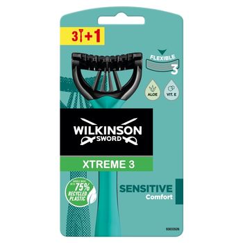 Wilkinson Sword Xtreme3 Sensitive Jednorazowe maszynki do golenia 4 sztuki