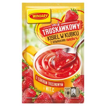 Winiary Kisiel w kubku smak truskawkowy 26 g