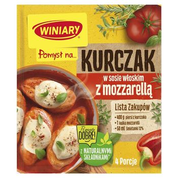 Winiary Pomysł na... Kurczak w sosie włoskim z mozzarellą 35 g