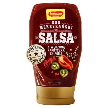 Winiary Sos meksykański salsa z wędzoną papryczką chipotle 336 g