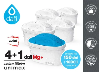 Filtry do Wody Dafi Unimax Standard + Mg+ 4+1, 5szt