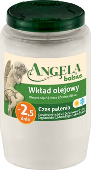 Bolsius Angela Wkład do zniczy olejowy 60 h
