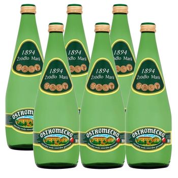 Woda Ostromecko 6 x 0,7 l gazowana szkło